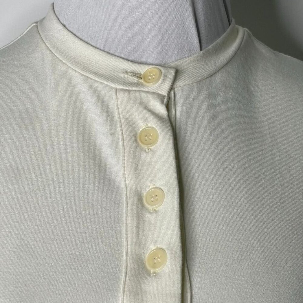 Reformation Cream Long-Sleeve Mini Dress - Picture 4 of 15